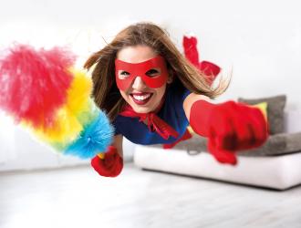 superwomen sprzatanie
